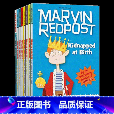 麻烦精马文8册套装 [正版]8册套装麻烦精马文 英文原版 Marvin Redpost 纽伯瑞奖得主Louis Sach