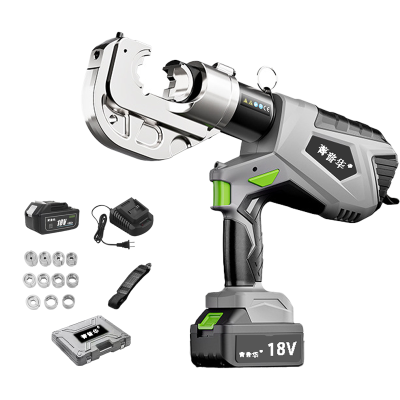 菁普华充电式锂电电动液压钳数显屏压线钳压接钳套