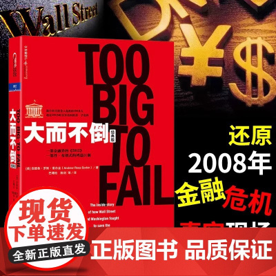 大而不倒经典版 湛庐文化安德鲁·罗斯·索尔金 金融危机证券分析共同基金常识图投资理财票证券市场分析书籍