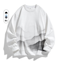 男装中国风圆领卫衣春秋季新款长袖宽松休闲青少年上衣体恤打底衫