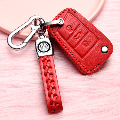 [补贴10%]适用于2019款大众POLO plus钥匙套polo真皮钥匙包车用锁匙扣女士汽车钥匙包