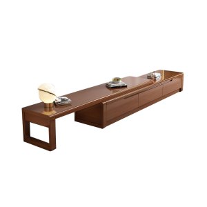 榭邦 xb-1124多功能实木电视柜 海棠色