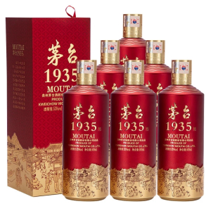 贵州茅台 茅台1935 53度 酱香型白酒 500ml*6整箱