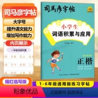 小学生词语积累与应用 [正版]司马彦正楷字帖小学生词语积累应用描红临写版小学通用大字号提示写作能力配套检测