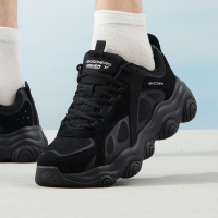 Skechers斯凯奇男鞋新款舒适运动鞋透气耐磨健步鞋跑步鞋237483-BBK ZP