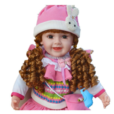 智能对话娃娃女孩儿童电动玩具布娃娃仿真会说话的洋娃娃1018活泼包包公主裙充电多功能四代+送换衣