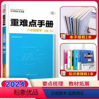 数学 八年级上 [正版]2024版重难点手册八年级数学上册 初二人教版 8年级初中生初2 初中数学8八年级上册 RJ人教