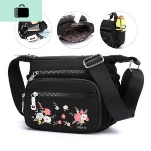 新款尼龙斜挎包女士大容量时尚牛津布包休闲防水女包斜跨单肩包NEW LAKE女士单肩包