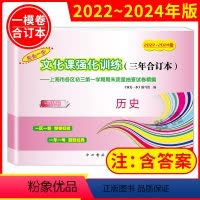 历史 九年级/初中三年级 [正版]2022-2024版领先一步文化课强化训练三年合订本中考一模卷历史含答案2022年20