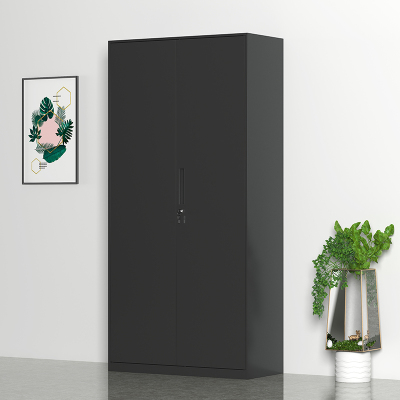 臻远 ZY-WJGC-32 钢制窄边文件柜拆装档案柜 黑色铁门文件柜