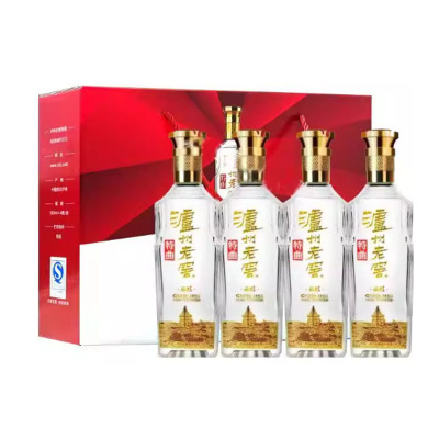 泸州老窖 晶彩特曲品鉴 52度500ml*4瓶 光瓶品鉴装 介意勿拍 口粮自饮