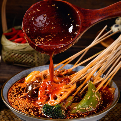 乐山钵钵鸡调料包正宗麻辣冷锅串串佐料速食红油火锅麻辣烫底料包超划算330g送330g-共发2袋超划算330g送330g共发2袋均码