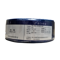 绵缆 铜芯聚氯乙烯绝缘软电缆 BVR-25蓝色450/750V 米