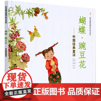 童书 蝴蝶豌豆花精装版 中国经典童诗金波著冰心奖儿童绘本3-6-8岁小学生一二三年级课外阅读非注音版亲子早教图画故事书籍