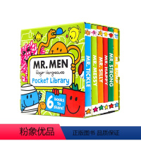 [正版]奇先生妙小姐系列奇先生手掌书盒装6册 英文原版绘本 Mr. Men: Pocket Library 小小手掌书