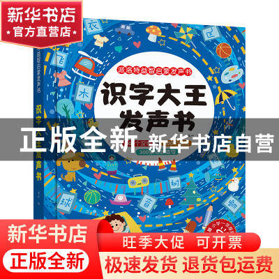 正版 识字大王发声书 苇叶 少年儿童出版社 9787558911590 书籍