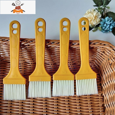 可高温烧烤毛刷厨房烙饼家用油刷烘培料理食品级油刷 敬平 D59-黄柄油刷10把