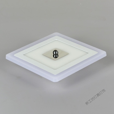 苏宁放心购 LED走道过道灯 水晶灯玄关灯方形走廊灯厅温馨创意吸顶灯具灯饰