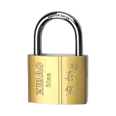 十字挂锁柜子小锁头锁具抽屉锁家用锁子防撬门锁锁门宿舍防盗锁 十字锁芯38mm配3钥匙