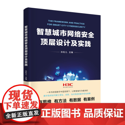 正版新书 智慧城市网络安全顶层设计及实践 孙松儿 清华大学出版社 现代化城市 互联网络 网络安全 研究