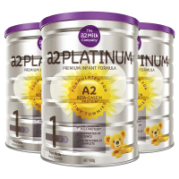 澳大利亚 A2艾尔a2 澳洲进口 婴幼儿奶粉 白金/铂金版 900g 3罐装 一段/1段 0-6个月适用