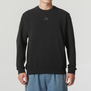 Adidas卫衣男装新款运动服跑步舒适休闲上衣圆领套头衫JE6372 ZP