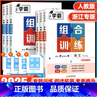 语文[人教版] 七年级下 [正版]2025经纶学霸组合训练七八九年级语文上下册通用初中一二三英语浙江版人教版课堂作业同步