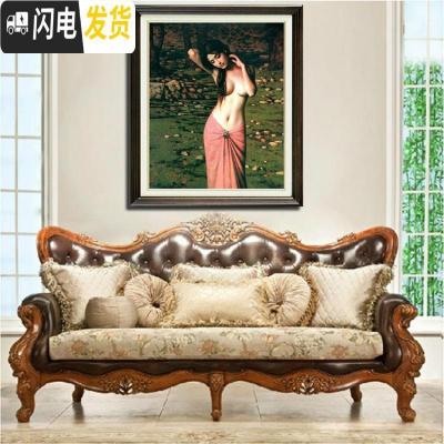 三维工匠5D陶美人十字绣抱陶女十字绣醉美人少女美女韵油画人 2号白衣陶美人49X68闪亮AB魔方圆钻石画(5D立体贴人陶