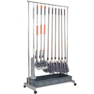 依韵珂清洁工具收纳架高款10钩100*46*176cm个