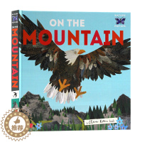 [醉染正版]在山上 On the Mountain 自然动物主题认知 精装3D翻翻书 英文原版儿童英语启蒙科普百科图画书