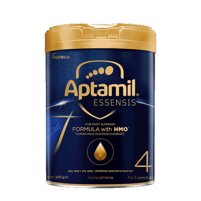 爱他美(Aptamil)奇迹蓝罐 HMO儿童配方奶粉 4段 3岁以上 900g[27年10月]