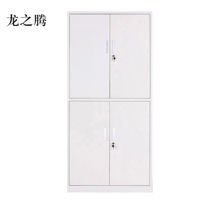 龙之腾钢制文件柜资料柜档案柜财务凭证柜带锁储物柜铁皮柜书柜通双节文件柜