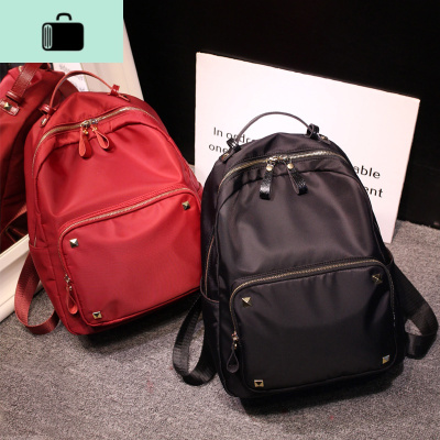 时尚双肩包女2020新款尼龙牛津布帆布韩版潮百搭轻便旅行背包NEW LAKE