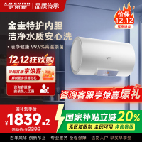 AO史密斯佳尼特 60升电热水器 金圭内胆8年免费包换 变频速热 大屏 CTE-80JC0 储水式