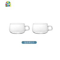 耐热高温玻璃水壶凉水壶家用大容量果汁壶防爆过滤盖冷水壶套装 FENGHOU 黑盖凉水壶+把勺+4只泡形杯