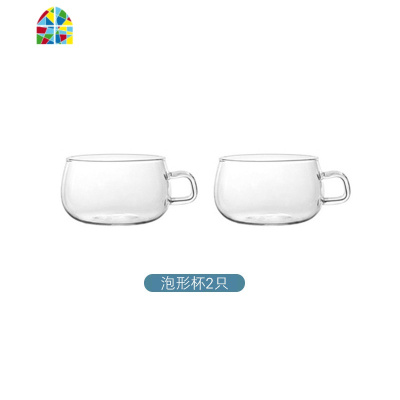 耐热高温玻璃水壶凉水壶家用大容量果汁壶防爆过滤盖冷水壶套装 FENGHOU 黑盖凉水壶+把勺+4只泡形杯