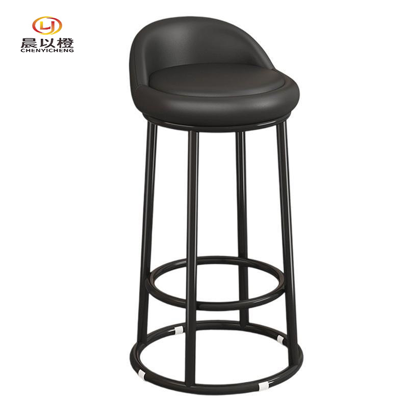 晨以橙 皮革高脚凳 80*38cm 个