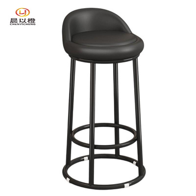 晨以橙 皮革高脚凳 80*38cm 个