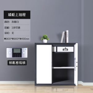 DXBG办公钢制保密柜办公文件柜电子密码锁档案柜柜加厚铁皮柜国保锁 (钥匙密码锁)单节保密柜