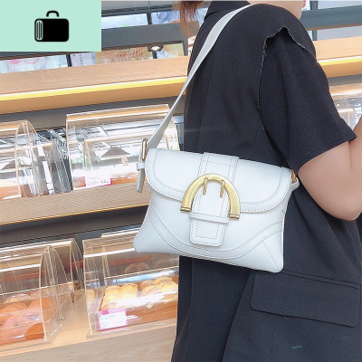 单肩包女小包2020新款时尚中古包高级感腋下包ins锁扣百搭斜挎包NEW LAKE女斜挎包