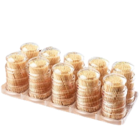 先互丁 天然竹高品质牙签 10瓶装 盒