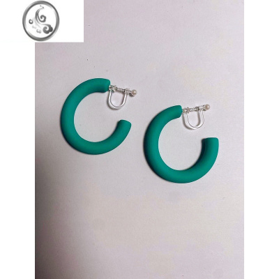 JiMi女童走秀复古款耳环2023新款时尚港风无耳洞耳夹饰品拍照假耳坠潮