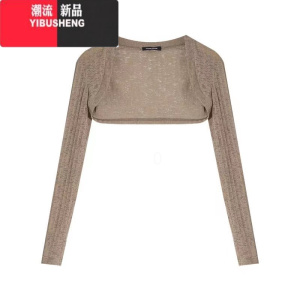 YIBUSHENG甜辣不规则牛仔吊带连衣裙女季新款短款披肩罩衫外搭收腰短裙子