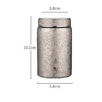 希诺 纯钛茶叶罐200ml XN-T108