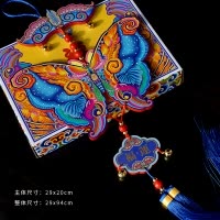 福人福地伴手礼新年进户门上装饰礼品春节过年蝴蝶房间墙上挂饰创意喜庆