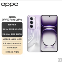 OPPO Reno12 Pro 银幻紫 16GB+512GB 天玑9200+星速版芯 80W超级闪充 0IS光学防抖 5G手机