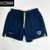 HLCOMAN夏季美式运动短裤男篮球训练紧身透气跑步速干假不过膝健身裤