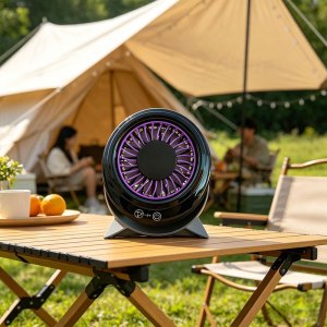 荣事达触控调节超轻便携设计电风扇桌面电风扇办公室户外用USB充电