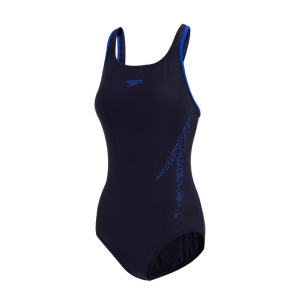 Speedo速比涛连体泳衣女装竞速显瘦温泉泳装8-12319G751