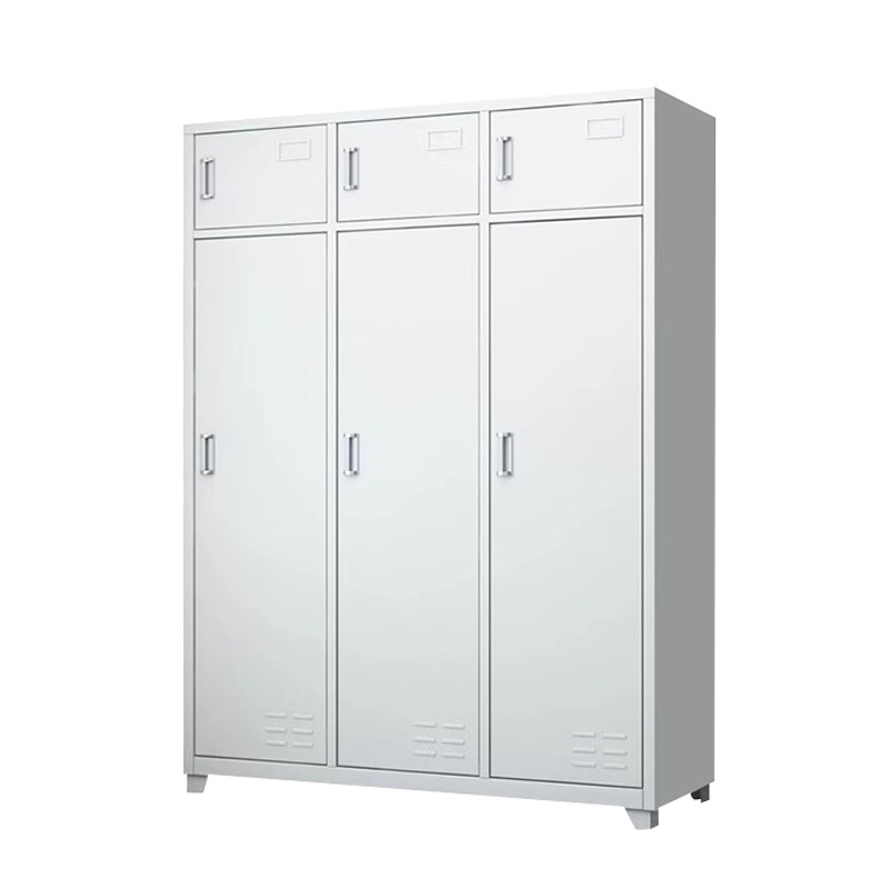 缑氏钢制衣柜存储柜储物柜三门内务柜